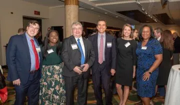 Group of people at the gala
